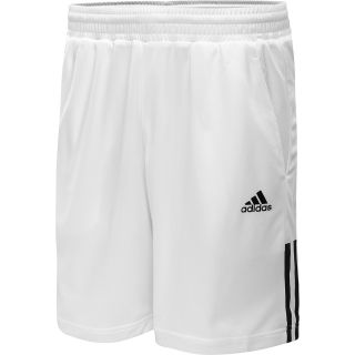 adidas Mens Galaxy Tennis Shorts   Size 2xl, White/black