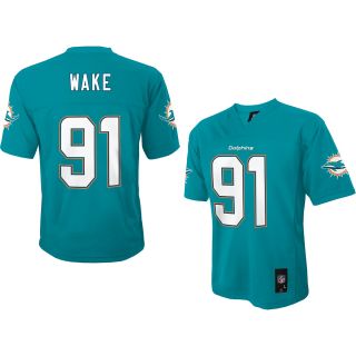 NFL Team Apparel Youth Miami Dolphins Cameron Wake Fashion Performance T Shirt  