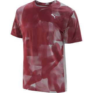 PUMA Mens PT Bolt Graphic Short Sleeve T Shirt   Size Medium, Mulberry