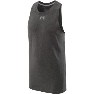 UNDER ARMOUR Mens Charged Cotton Basketball Tank Top   Size Xl, Royal/graphite