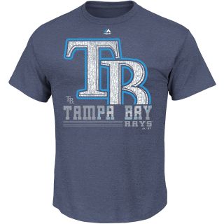 MAJESTIC ATHLETIC Mens Tampa Bay Rays 6th Inning Short Sleeve T Shirt   Size