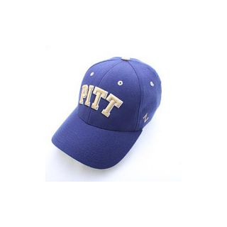 ZEPHYR Mens Pittsburgh Panthers Z Fit Logo Stretch Fit Cap   Size M/l, Navy