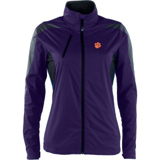 Antigua Clemson Tigers Womens Full Zip Discover Jacket   Size Small, Clemson