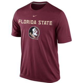 NIKE Mens Florida State Seminoles Dri FIT Logo Short Sleeve T Shirt   Size
