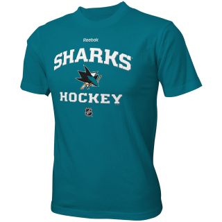 REEBOK Youth San Jose Sharks Authentic Predecessor Team Color HD Short Sleeve T 