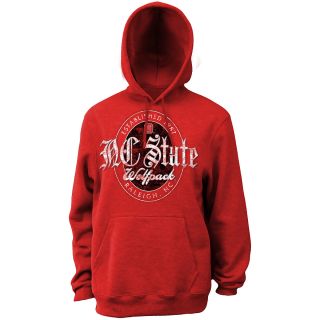 Classic Mens North Carolina State Wolfpack Hooded Sweatshirt   Red   Size