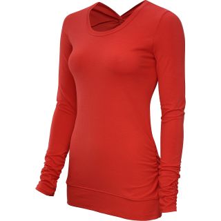 SOYBU Womens Passion Long Sleeve T Shirt   Size XS/Extra Small, Scarlet