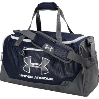UNDER ARMOUR Hustle Duffle   Small   Size Small, Midnight Navy/graphite