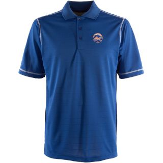 Antigua New York Mets Mens Icon Polo   Size Large, Dark Royal/white (ANT METS