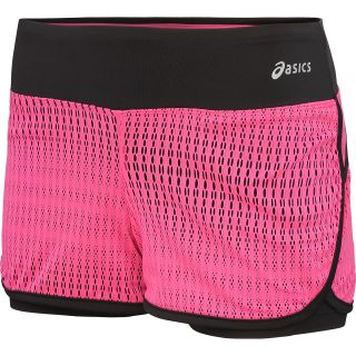 ASICS Womens Running Shorts   Size Large, Pink
