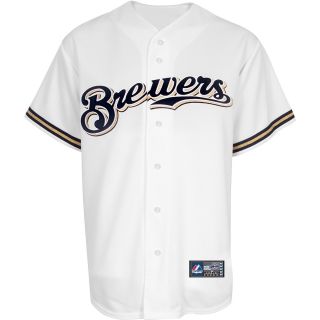 Majestic Athletic Milwaukee Brewers Blank Replica Home Jersey   Size Small,