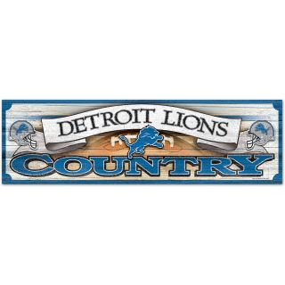 Wincraft Detroit Lions Country 9x30 Wooden Sign (50507011)