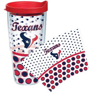 TERVIS TUMBLER Houston Texans 24 Ounce Dotted Wrap Tumbler   Size 24oz