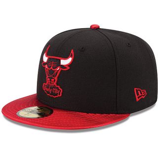 NEW ERA Mens Chicago Bulls Team Class Up 59FIFTY Fitted Cap   Size 7.75, Black