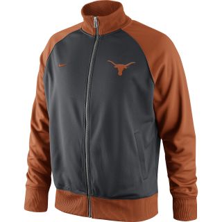 NIKE Mens Texas Longhorns Track Jacket   Size Xl, Charcoal