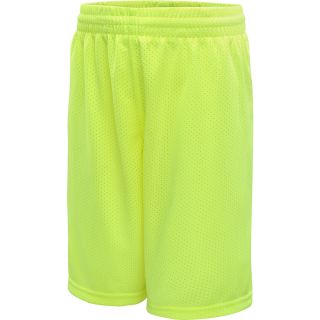 NEW BALANCE Boys Mesh Basketball Shorts   Size Large, Highlight Yellow