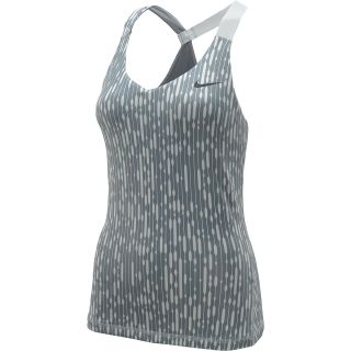 NIKE Womens Printed Knit Tennis Tank   Size Medium, Cool Grey/anthracite