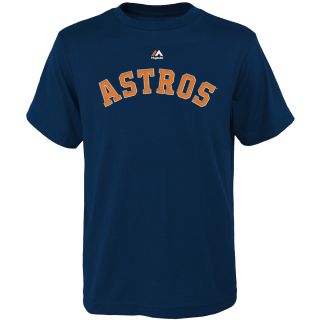 MAJESTIC ATHLETIC Youth Houston Astros Jose Altuve Player Name And Number T 