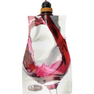 GSI OUTDOORS .75 liter Soft Sided Wine Carafe   Size 7x50, Multi