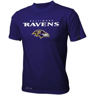 NFL Team Apparel Youth Baltimore Ravens Team Standard Dri Tek Short Sleeve T 