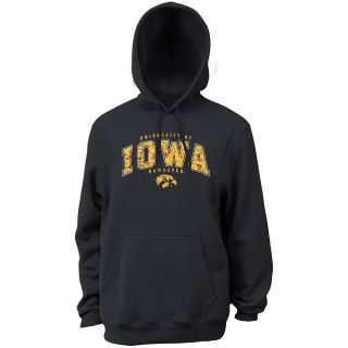 Classic Mens Iowa Hawkeyes Hooded Sweatshirt   Black   Size XL/Extra Large,