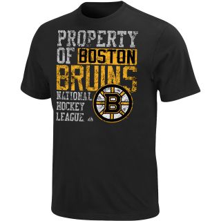 MAJESTIC ATHLETIC Mens Boston Bruins Double Minor Short Sleeve T Shirt    Size