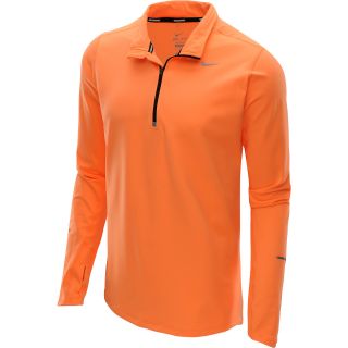 NIKE Mens Element Half Zip Running Jacket   Size 2xl, Neon Orange