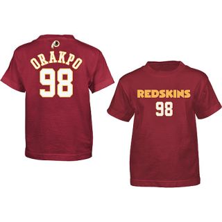 NFL Team Apparel Youth Washington Redskins Brian Orakpo Primary Gear Name And