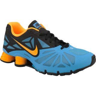 NIKE Mens Shox Turbo 14 Running Shoes   Size 13, Blue/black