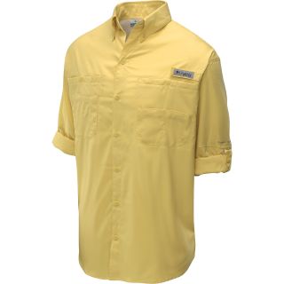 COLUMBIA Mens Tamiami II Long Sleeve Shirt   Size Large, Sunlit Yellow