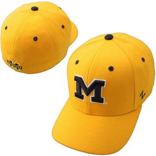 Zephyr Michigan Wolverines DH Fitted Hat   Gold   Size 7 1/2, Michigan
