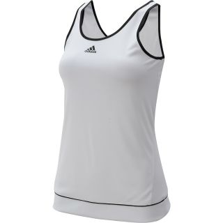 adidas Womens Sequencials Galaxy Tennis Tank   Size Medium, White/black