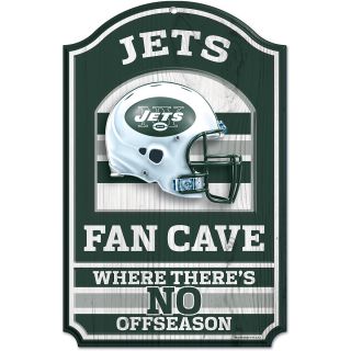 Wincraft New York Jets Fan Cave 11x17 Wooden Sign (05947010)