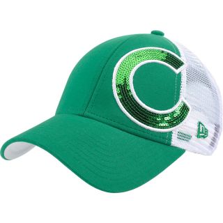 NEW ERA Womens Chicago Cubs St. Patricks Day Sequin Shimmer 9FORTY Adjustable
