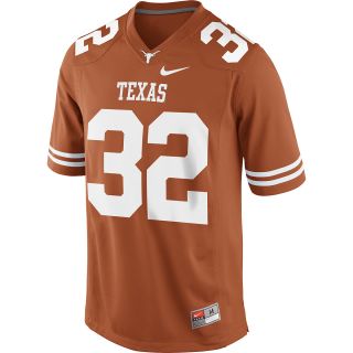 NIKE Mens Texas Longhorns #32 Orange College Football Game Replica Jersey  
