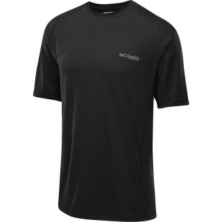 COLUMBIA Mens Skiff Guide III Short Sleeve T Shirt   Size Small, Black