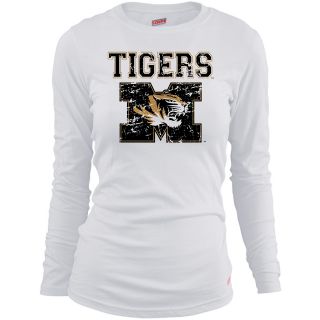 MJ Soffe Girls Missouri Tigers Long Sleeve T Shirt   White   Size Small,