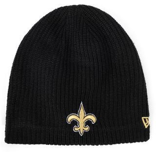 NEW ERA Womens New Orleans Saints Soft Snow Fleece Knit Hat, Black