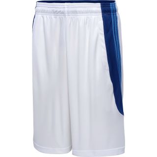 adidas Mens Climamax 2 Training Shorts   Size Large, White/blue