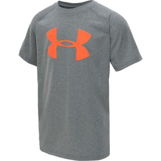 UNDER ARMOUR Boys UA Tech Big Logo Short Sleeve T Shirt   Size Small, True