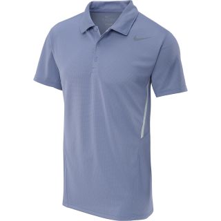 NIKE Mens Power UV Polo Shirt   Size Large, Iron Purple/grey