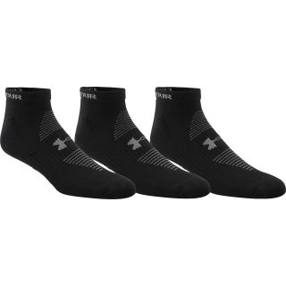 UNDER ARMOUR Mens Charged Cotton No Show Socks   3 Pack   Size Large,