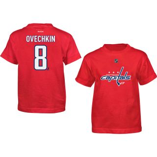 REEBOK Youth Washington Capitals Alexander Ovechkin Team Color Vintage Name And