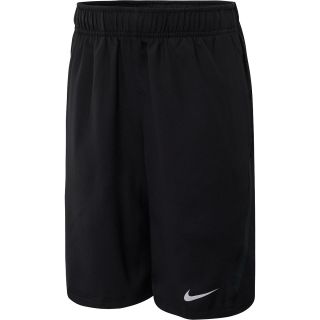 NIKE Boys New Boarder Tennis Shorts   Size Small, Black/black/silver