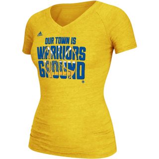 adidas Womens Golden State Warriors Our Town Is Warriors Ground Tri Blend