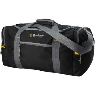 OUTDOOR Mountain Duffel Bag and Pouch   Large   Size Large, Black