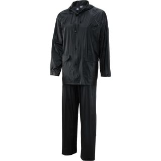 SPORTS AUTHORITY Adult Packable Rainsuit Set   Size Medium, Black