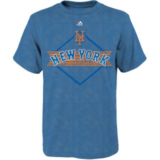 MAJESTIC ATHLETIC Youth New York Mets All For Victory Short Sleeve T Shirt  