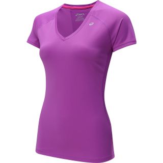 ASICS Womens Favorite Short Sleeve T Shirt   Size Small, Purple