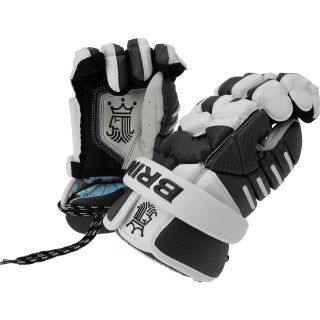 BRINE Mens Triumph II Lacrosse Gloves   Size 13, Black/white